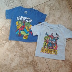 Boys marvel tees